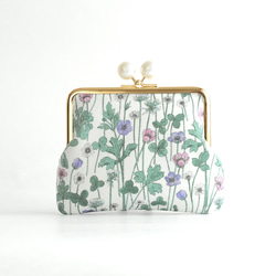 Kiss lock purse (M) - Liberty "Josephine's Daisies" PP [212] 第3張的照片