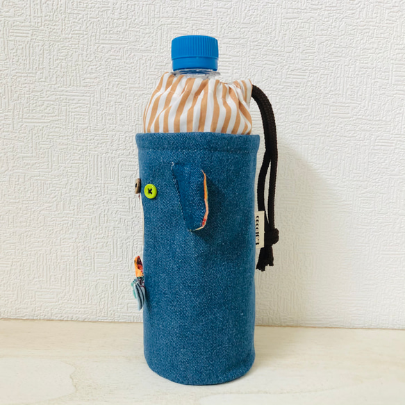 デニくまさん☆bottleカバー【500ml用】受注制作 3枚目の画像