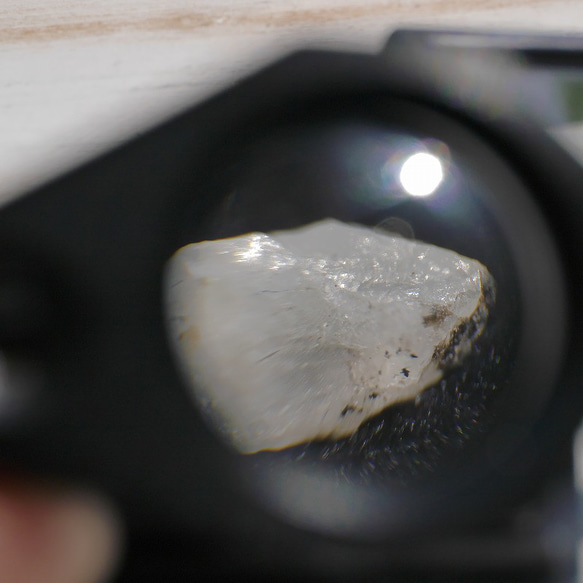 天然石フェナカイト2個セット合計約1.20ct(ブラジル産)結晶原石ルースケース付属鉱物[phe-220617-09] 4枚目の画像