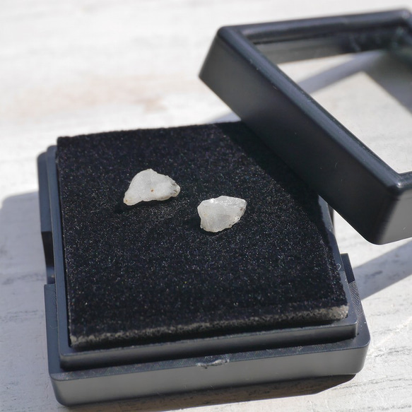 天然石フェナカイト2個セット合計約1.20ct(ブラジル産)結晶原石ルースケース付属鉱物[phe-220617-09] 14枚目の画像