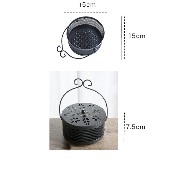 蚊取り線香スタンド 蚊取り線香ホルダー 蚊取り線香入れ 蚊取り カゴ おしゃれ 5枚目の画像