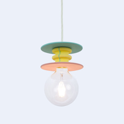 イエローグリーンピンクペンダントランプ Frutti Lamp LED電球有り 1枚目の画像
