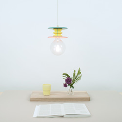 イエローグリーンピンクペンダントランプ Frutti Lamp LED電球有り 2枚目の画像