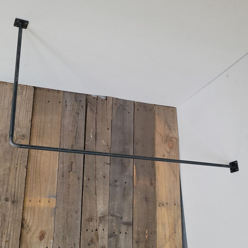 φ13㎜《900×450㎜》ハンガーバー ランドリーバー 室内物干し アイアン