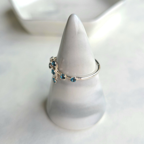 マ*ー様 極上天然ルビー✖️ホワイトトパーズリング ホワイトトパーズ リング トパーズリング 指輪 ジュエリー 天然石 指輪