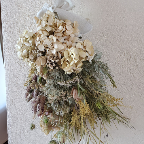 ドライフラワースワッグ スワッグ GREEN ROSE 通販 14135242