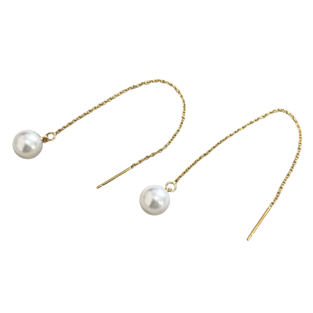 【壱岐真珠】パール アメリカン ピアス 7.0-7.5/7.5-8.0/8.0-8.5/8.5-9.0mm K14GF