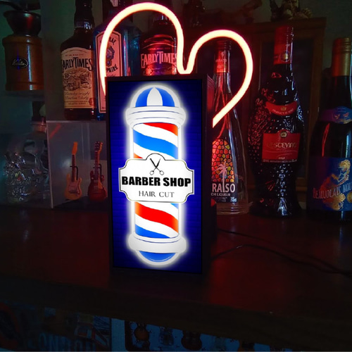 バーバーショップ 理容室 美容室 ヘアーサロン サインポール 床屋さん