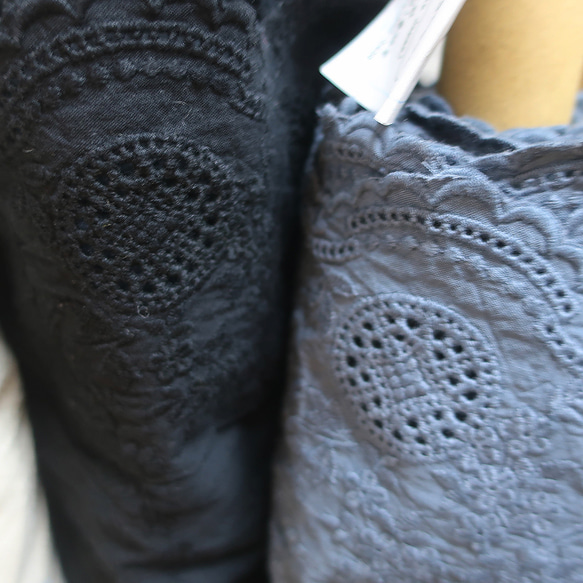 黑白到貨蕾絲麵料❣️扇貝直筒小褲（免費/全3色） 第14張的照片