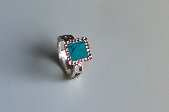 【再販】Turquoise ⭐︎ volumey ring 1枚目の画像