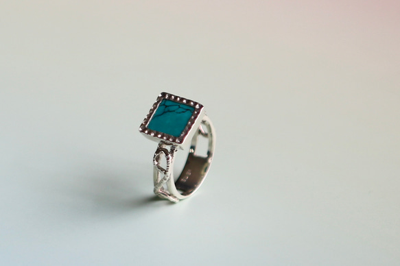 【再販】Turquoise ⭐︎ volumey ring 2枚目の画像