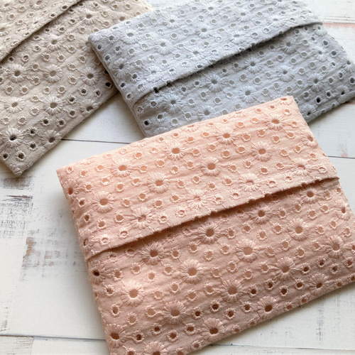 ☆花・レース柄 3色/ ポケットティッシュケース / ポケットティッシュ