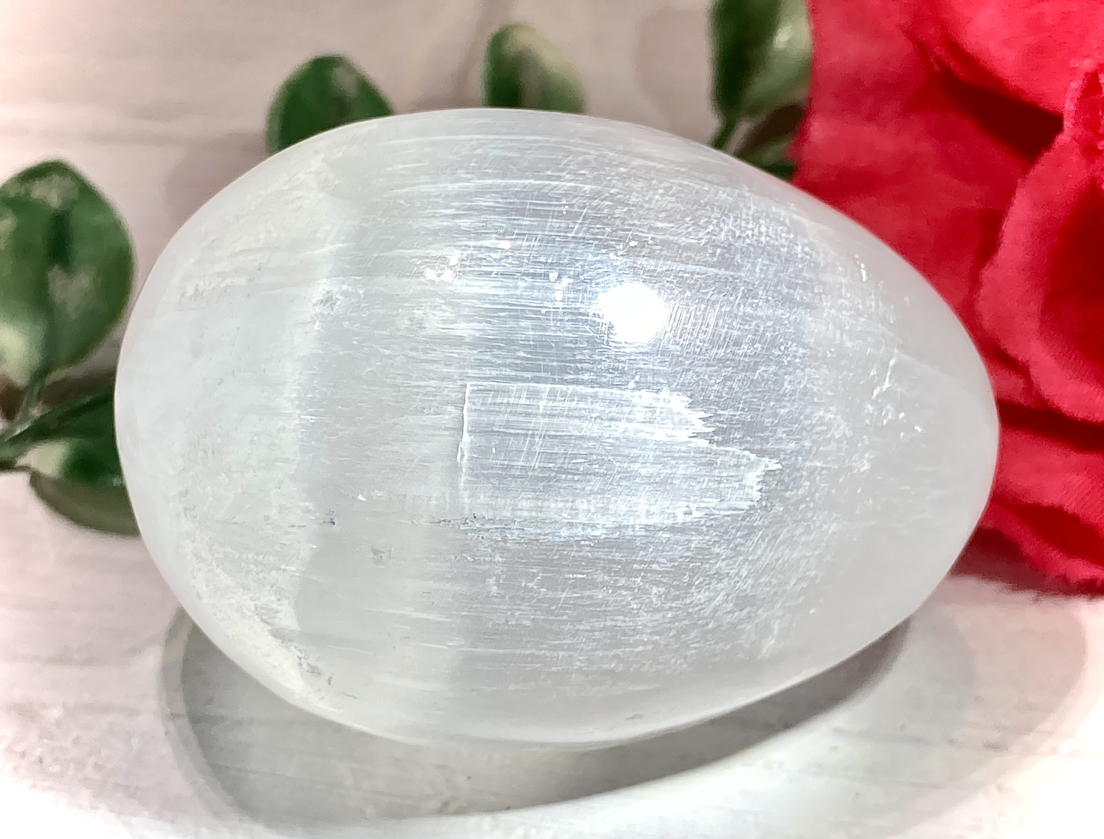 聖母マリアのガラス】1点物☆特大・超透明セレナイト・プレート原石