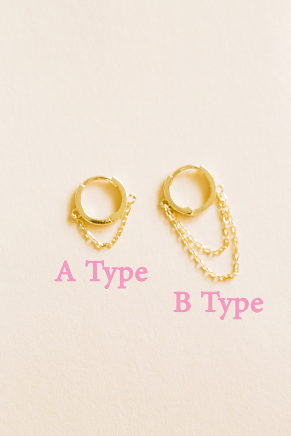 14K金 ゴールド 耳 鼻 軟骨 ニップル ヘリックス トラガス メンズ レディース フープ ピアス リング イヤリン 2枚目の画像