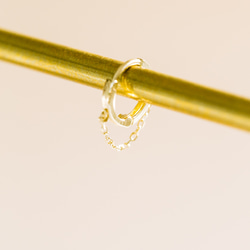 14K金 ゴールド 耳 鼻 軟骨 ニップル ヘリックス トラガス メンズ レディース フープ ピアス リング イヤリン 5枚目の画像