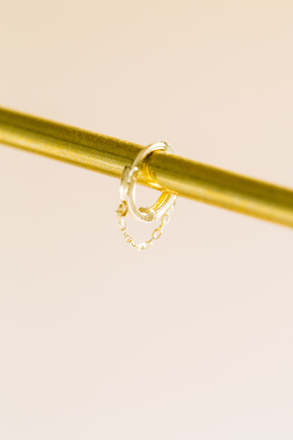 14K金 ゴールド 耳 鼻 軟骨 ニップル ヘリックス トラガス メンズ レディース フープ ピアス リング イヤリン 5枚目の画像