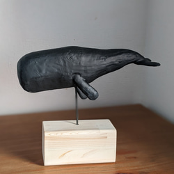 マッコウクジラ　フォークアート 2枚目の画像
