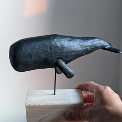マッコウクジラ　フォークアート 3枚目の画像