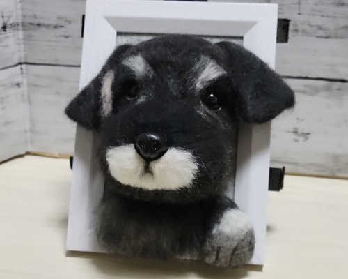 うちの子グッズ ぬいぐるみ テディベア ミニチュアシュナウザー