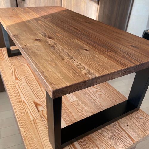 無垢ローテーブル サイズ、カラーをカスタム可能！天然木 コーヒー