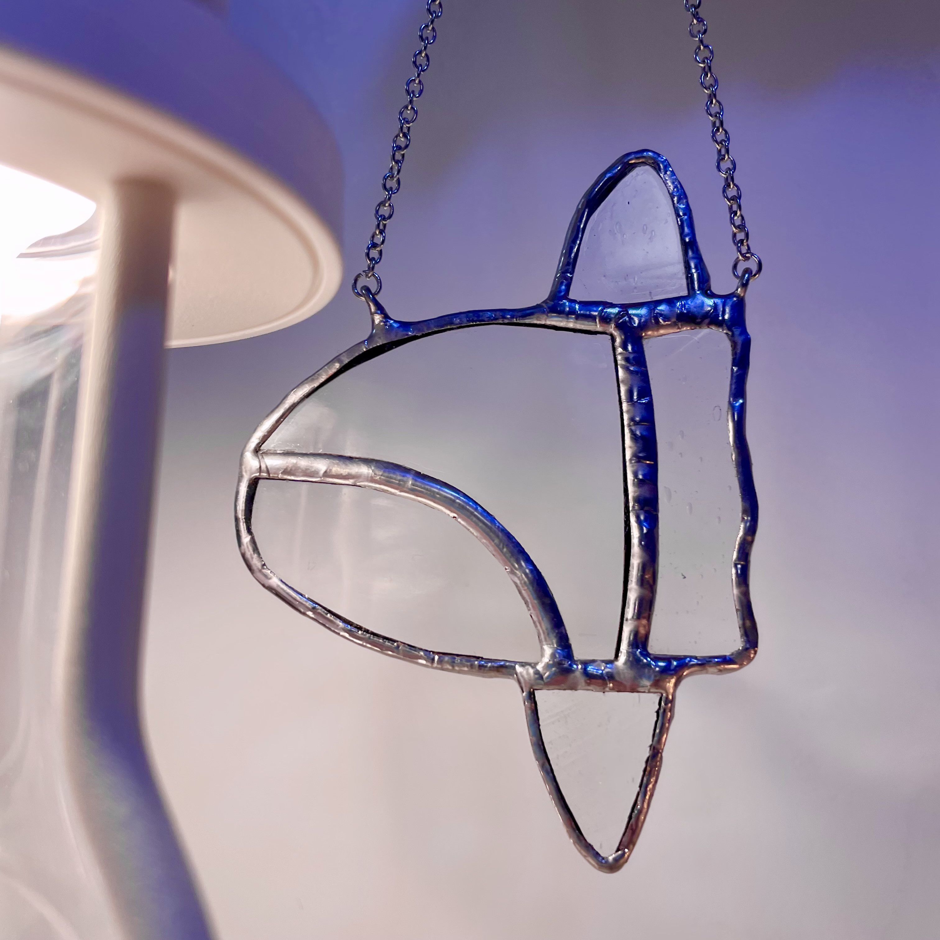 マンボウ　まんぼう　ウォールアート　オーナメント　壁飾り　ガーランド　ステンドグラス　サンキャッチャー　パネル