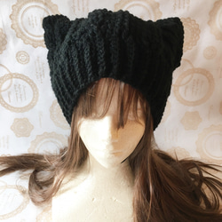 バケットハット　グラニースクエア　猫耳帽子　☺︎ 再販】グラニースクエアの夏バケハ⭐︎黒✖️デニム ハット vivi 通販