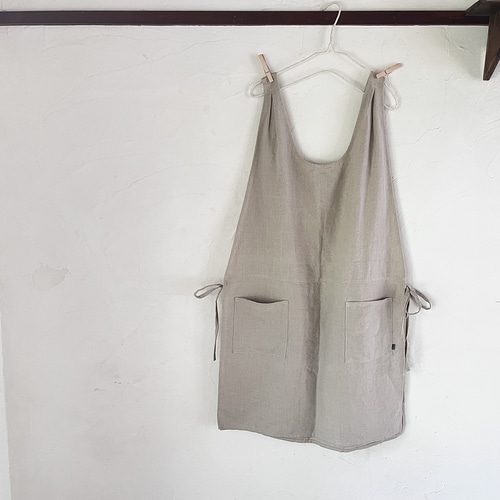 サイドリボンのエプロン エプロン Jonico.handwork 通販
