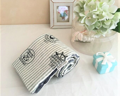 ガーゼ首かけタオル♡ハンドメイド 連れ回し