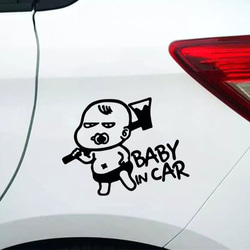 赤ちゃん　BABY IN CAR ベビー　ステッカー 7枚目の画像