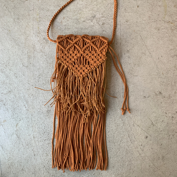 FRINGE SHOULDER BAG フリンジショルダーバッグ 1枚目の画像