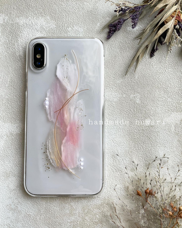 ✴︎ ニュアンスiPhoneケース シアーピンク iPhoneケース・カバー 