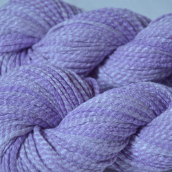 手染め糸　キャンディーコットン　purple　nijiyarn 2枚目の画像