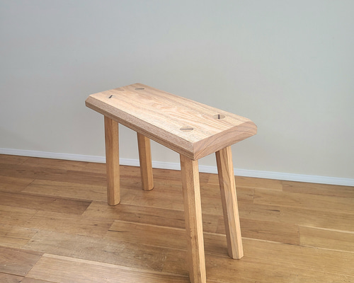 新生活を彩るシンプルな木製/ベンチ/スツールチェア 新生活を