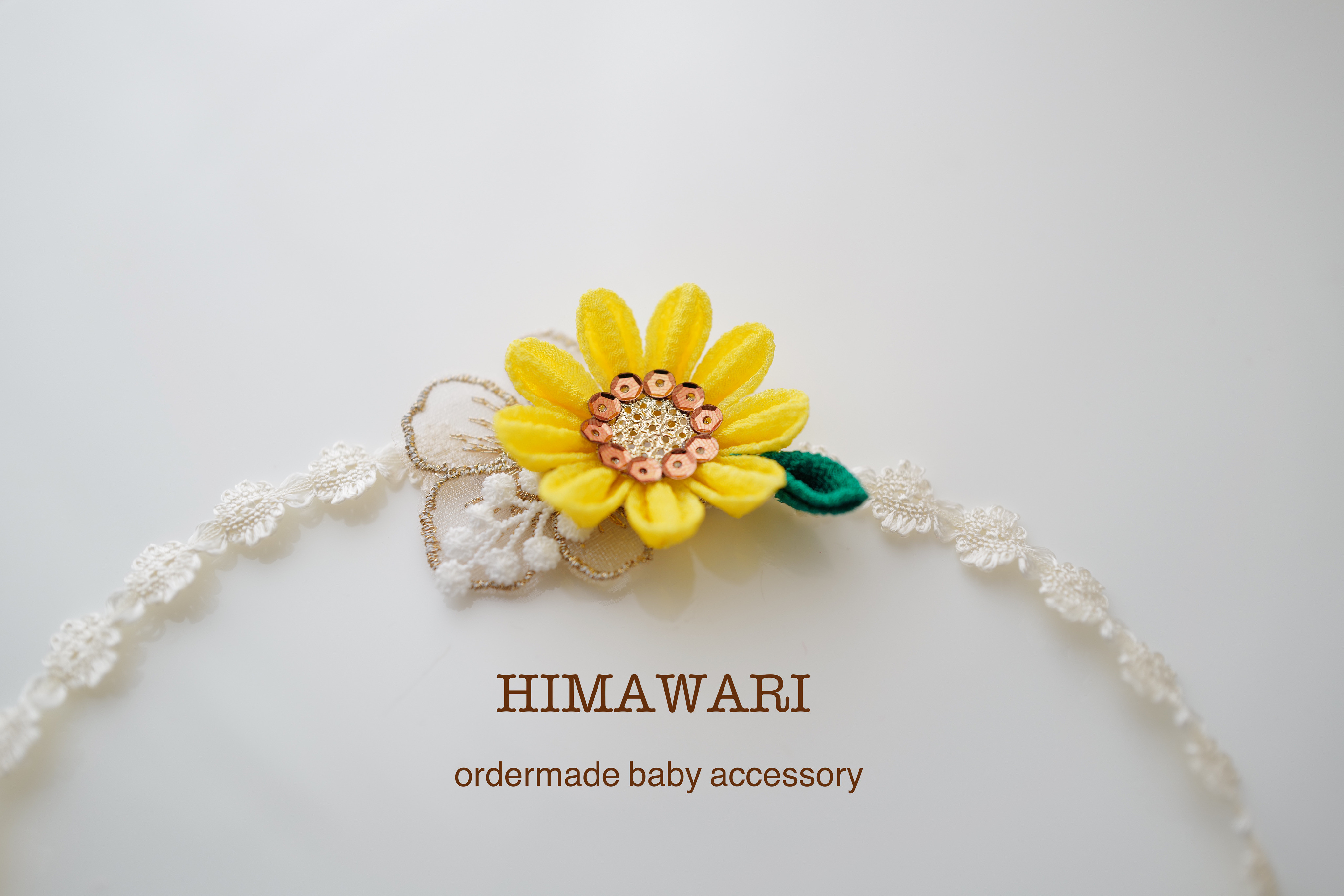 ひまわり ベビーヘアバンド ベビークリップ ベビー服 aay413 通販