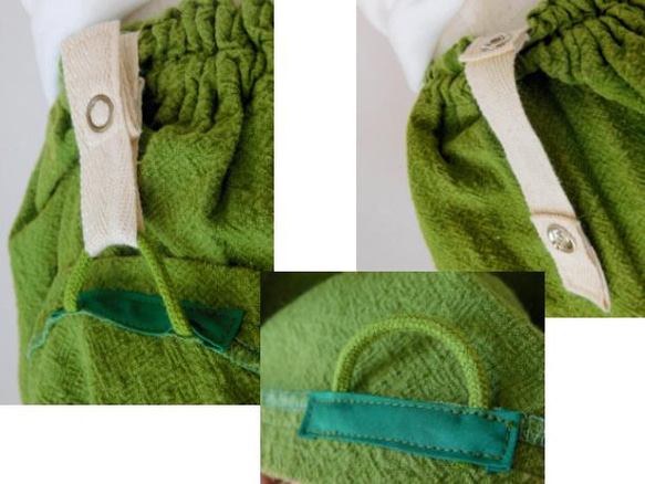 ～上品な佇まいが魅力的～[シームポケット]スラブダブルガーゼのガウチョパンツ・すみれ色 12枚目の画像