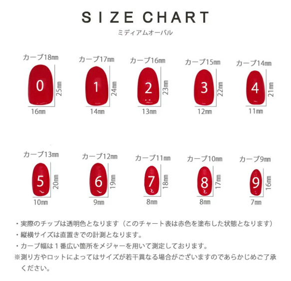 取り扱いネイルチップ一覧 5枚目の画像