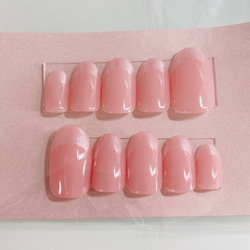 【No.021】♡ネイルチップ♡千鳥柄♡ピンクネイル♡リボンネイル♡ニットネイル 現品ネイルチップ m063 千鳥格子ネイル リボンネイル 淡色ネイル