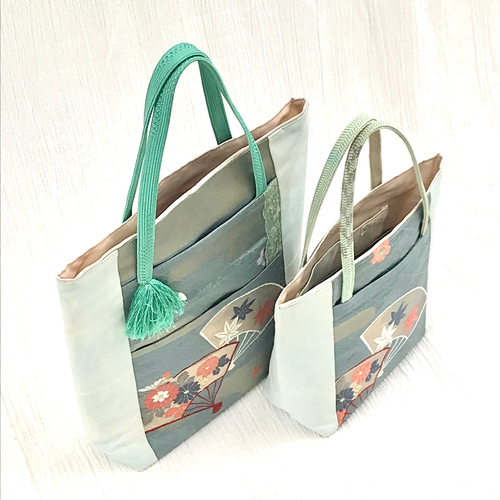 ❤プリン❤ ハンドメイド 帯 リメイク obibag-200x138.jpg