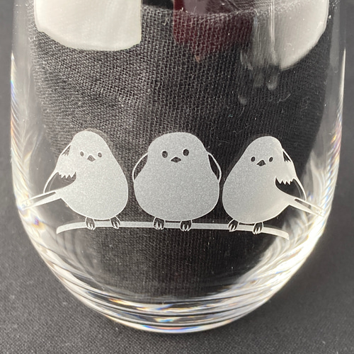 シマエナガグラス∞ラウンド グラス QualityArtTAKUMI 通販 14139428