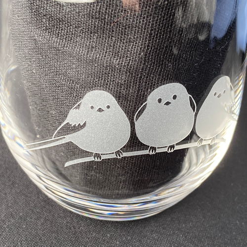 シマエナガグラス∞ラウンド グラス QualityArtTAKUMI 通販 14139428