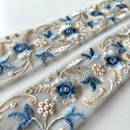 刺繍リボン 楽天市場】幅7cm インド刺繍リボン 【50cm入】 刺繍 インド