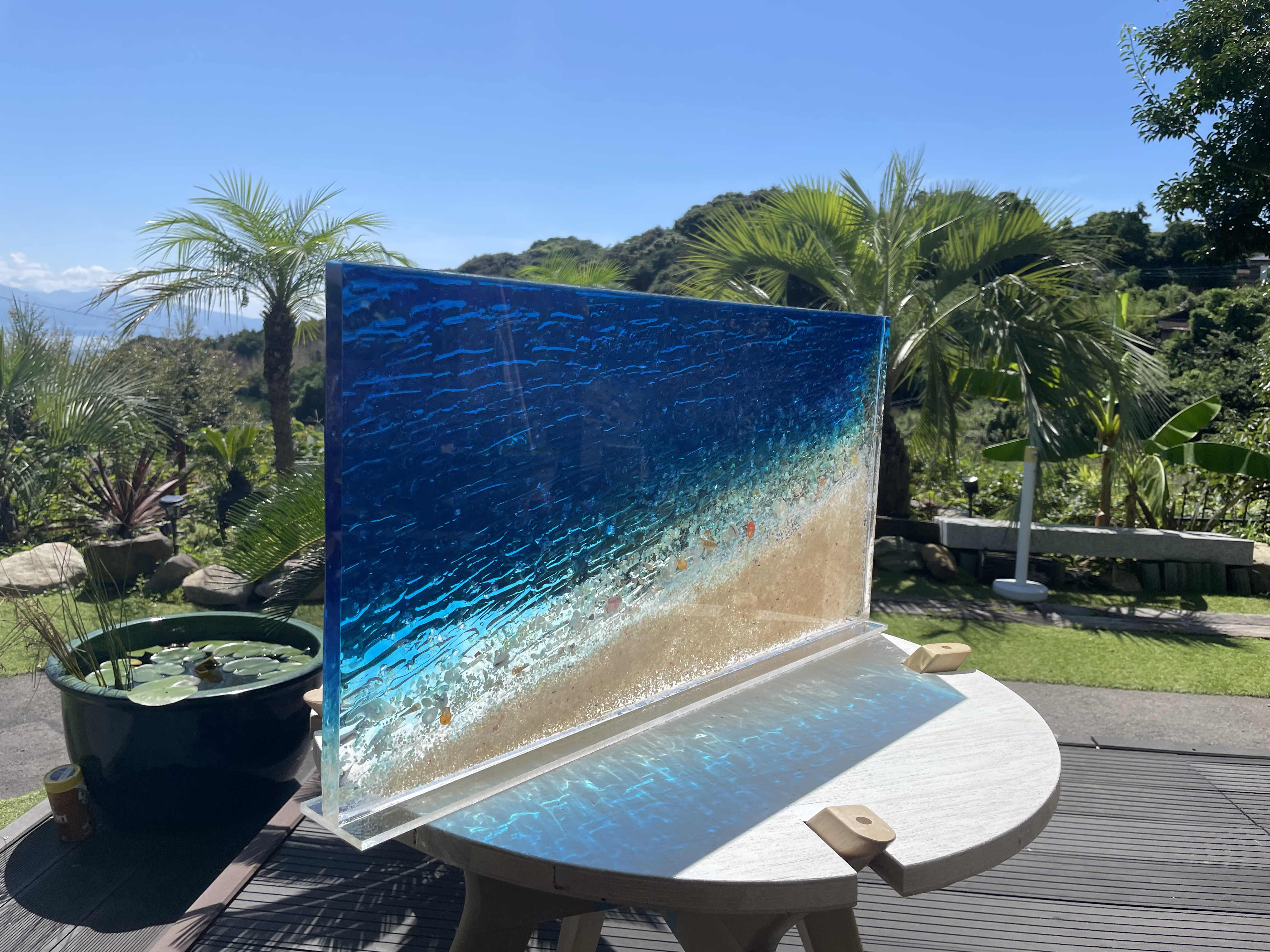 90cm×120cmインテリアパネル　海のインテリア　自然を満喫するインテリア
