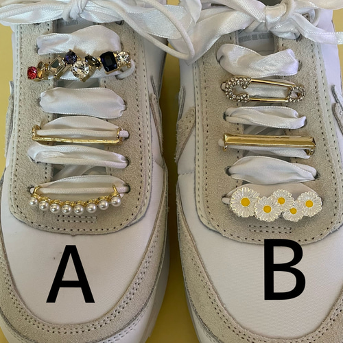アクセサリー shoe シューズアクセサリーB スニーカーアクセサリー ビジュー パール