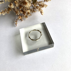 nejineji ring【silver925】　ねじねじ　シンプル　重ね付け　華奢　シルバー　シルバー925 17枚目の画像