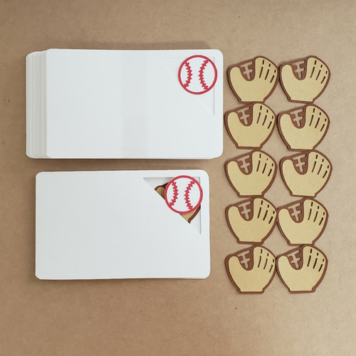 野球メッセージカード 野球 10枚 Mサイズ メッセージカード