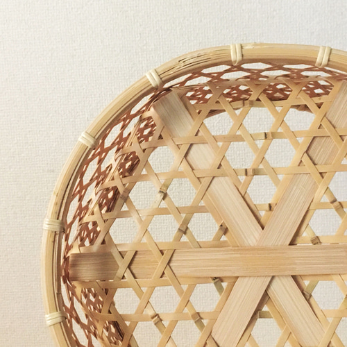 竹細工　茶碗カゴ 受注制作】竹細工茶碗かご 中型 その他キッチン小物 タケアミ