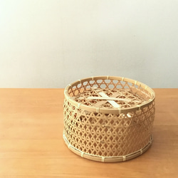 【受注制作】竹細工茶碗かご　中型 3枚目の画像