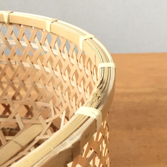 【受注制作】竹細工茶碗かご　中型 9枚目の画像