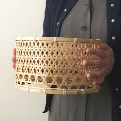 【受注制作】竹細工茶碗かご　中型 6枚目の画像