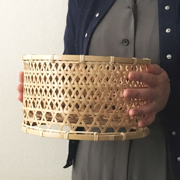 【受注制作】竹細工茶碗かご　中型 6枚目の画像